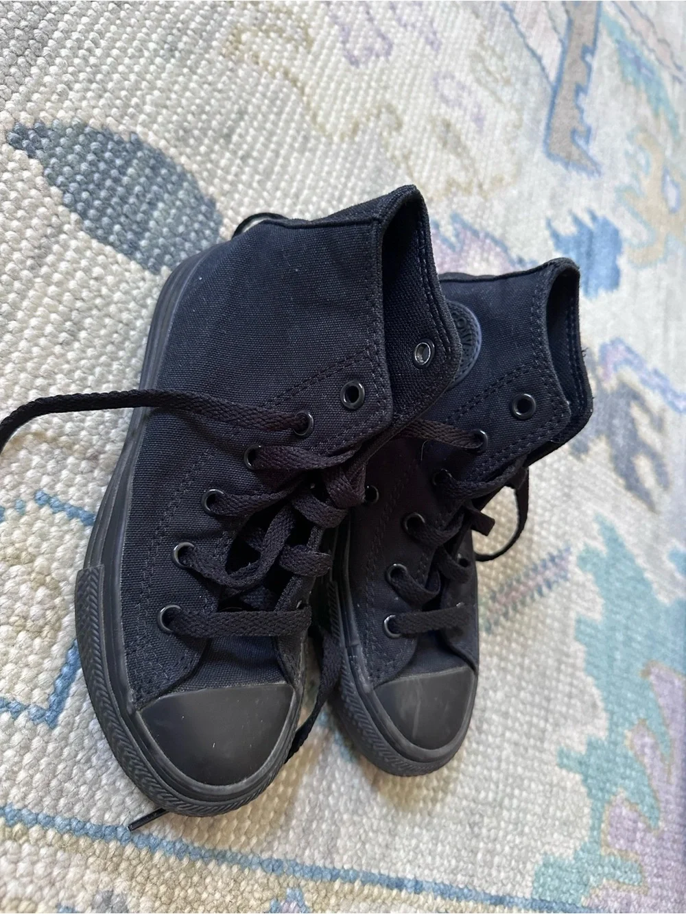 Converse Kids Black High Top Sneakers